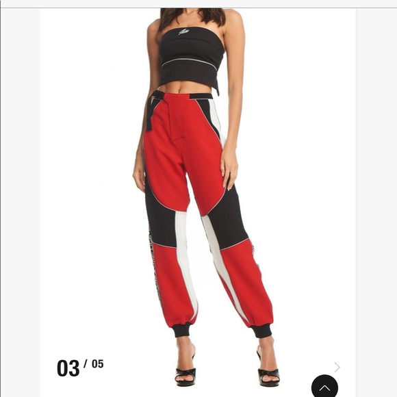 Red I.AM.GIA. ELECTRA Pants - Picture 4 of 4